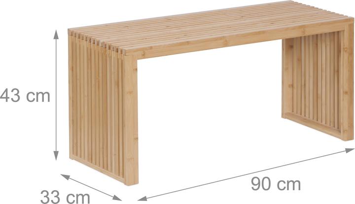 Produktbild Relaxdays Sitzbank (90 cm)