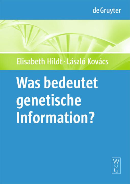Energie-Label Was bedeutet "genetische Information"? (Deutsch, 2009)