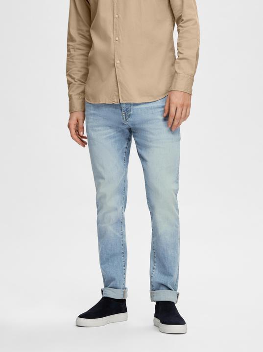 Produktbild Selected 175 Hellblaue Slim Fit Jeans (33)