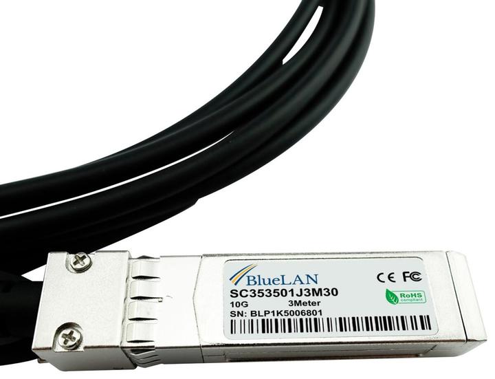 Produktbild BlueLAN HPE Aruba R9D20A kompatibles DAC SFP+ SC353501J3M30