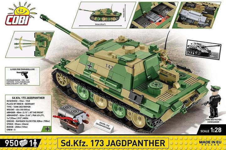 Image du produit Cobi Jagdpanther Sd.Kfz.173/ 970 pcs