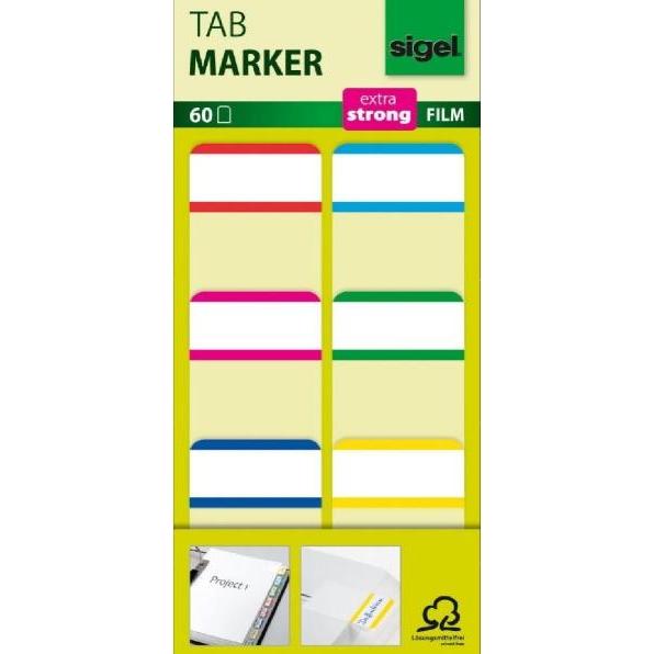 Sigel, Haftnotiz, Tab Marker (38 x 25 mm)