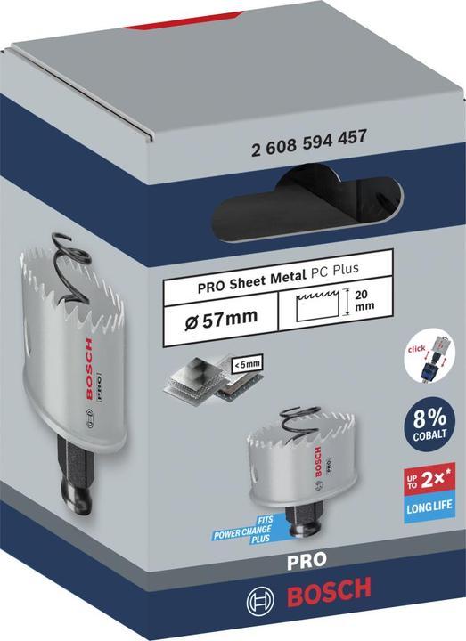 Produktbild Bosch Professional Zubehör PRO Sheet Metal PC Plus Lochsäge, 30 mm (30 Millimeter)