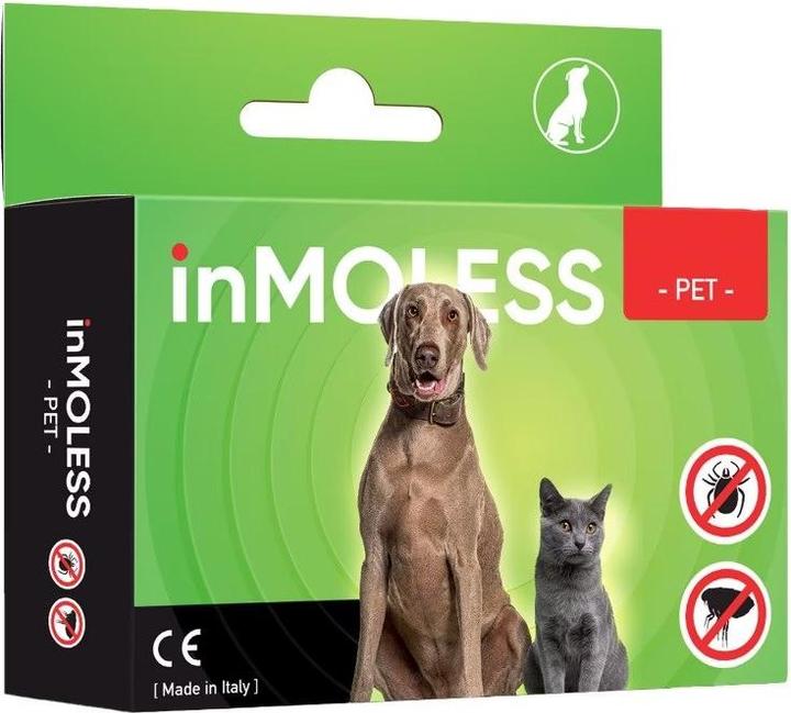 Off-Tick inMOLESS Ultradźwiękowy odstraszacz na pchły i kleszcze dla zwierząt domowych - różowy (Cat, Dog)