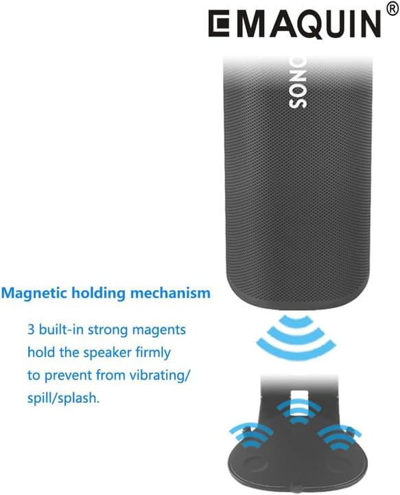 Image du produit Emaquin 2er-Set Wandhalterung für Sonos Lautsprecher (1 paire, Installation murale)