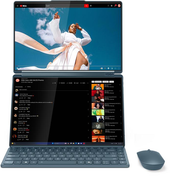 Produktbild Lenovo Yoga Book 9 (14", Intel Core Ultra 9 285H, 32 GB, 1000 GB, CH)
