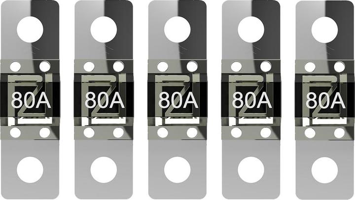 Actual product image Offgridtec Set of 5 MIDI fuse 80A 58V (80 A)