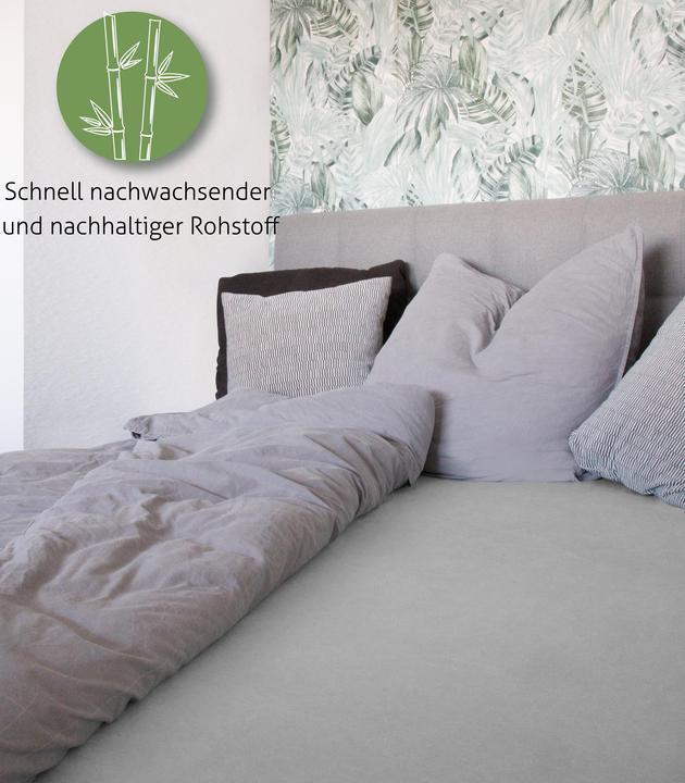 Actual product image Aspero Bamboo fitted sheet Macau (180 x 200 x 30 cm)