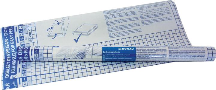 Donau Book protection film self-adhesive clear