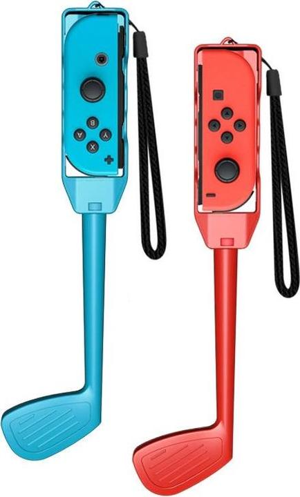 Image du produit Hurtel Nintendo Switch Sport 10-in-1 Familien-Zubehörset – Rot und Blau (Switch)