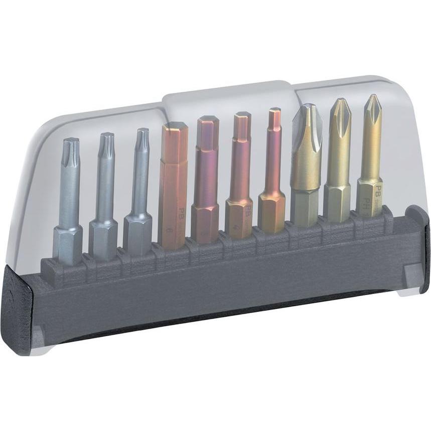 Thumbnail - PB Swiss Tools, Bits, Precision BitCase E6-985 (Kreuz Phillips PH M2, Kreuz Phillips PH M3, Innensechskant M3, Innensech...