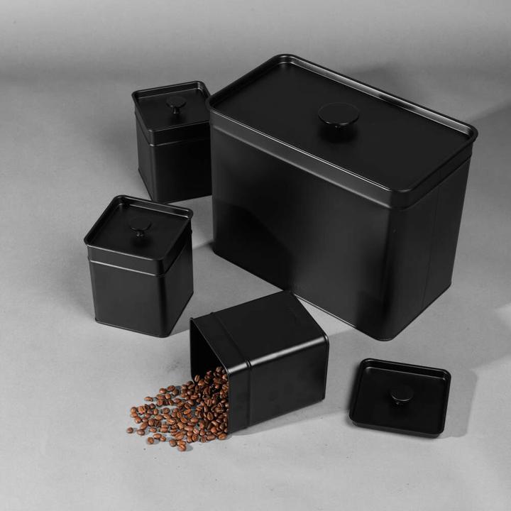 Actual product image Salter BW126141EU7 Kuro 4-Piece Bread Bin & Canister Set (14.20 l)