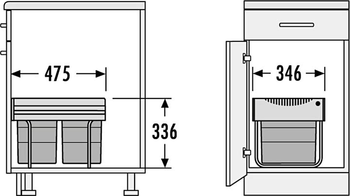 Immagine prodotto Hailo 3642531 Abfallsammler (35 l)