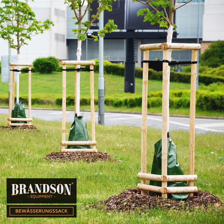 Actual product image Brandson 3x Bewässerungssack, Bewässerungssystem, Bewässerungsbeutel 75 L, Ösen für Diebstahlschutz (Irrigation kit)