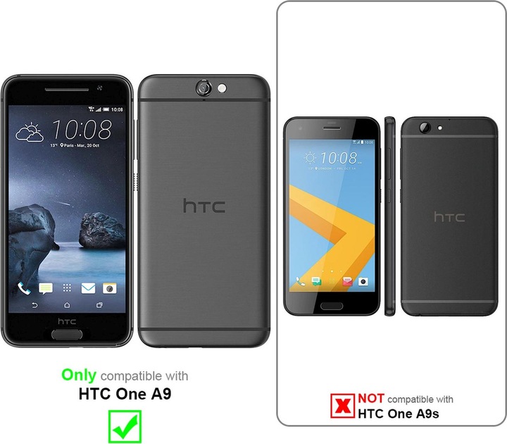 Produktbild Cadorabo Hard Cover Matt Metall Cover (HTC One A9)