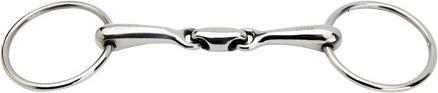 Horka Two-ring snaffle bit with double stainless steel seal