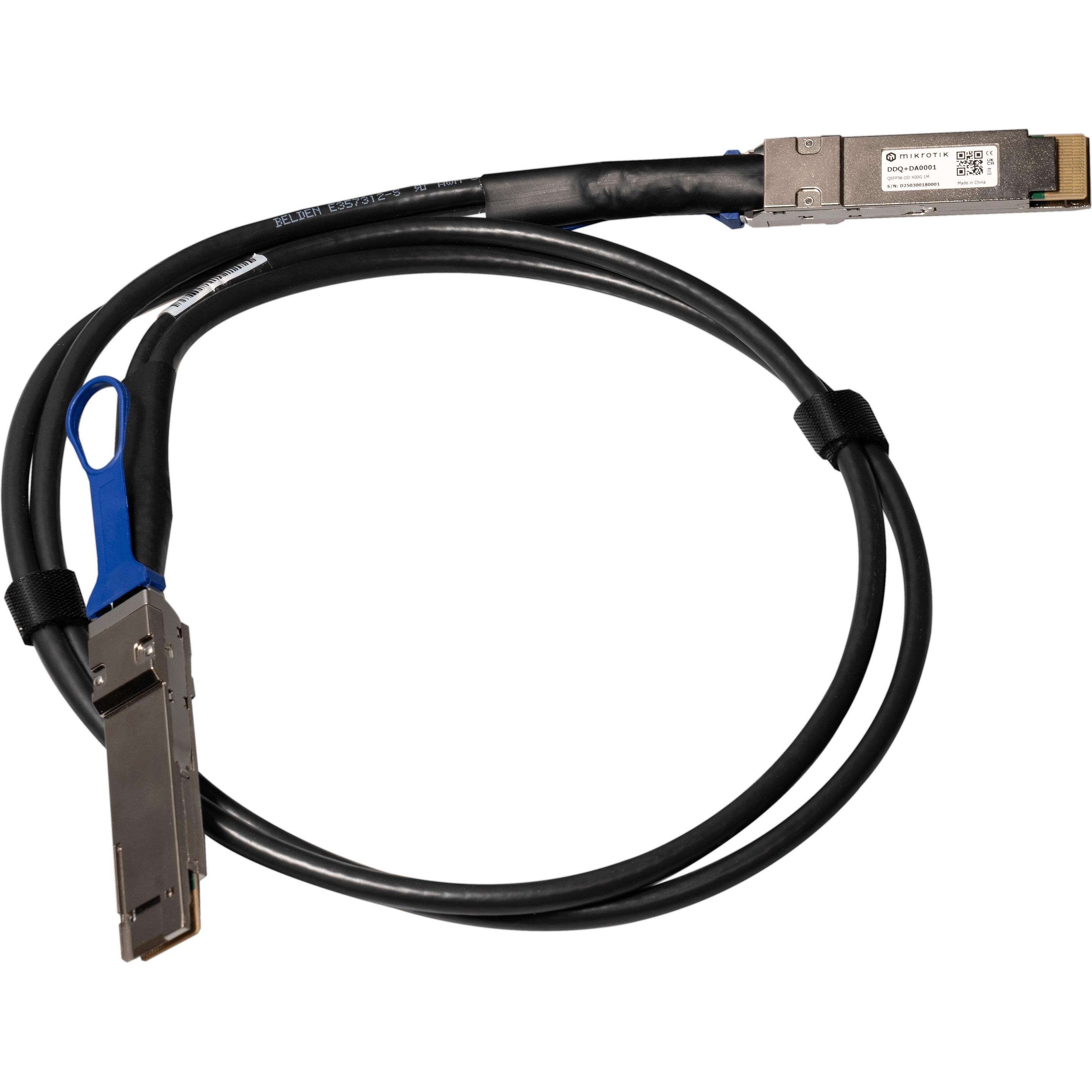 MikroTik 400G Direct Attach Cable 1m DDQ+DA0001 (1 m), Cavo di rete