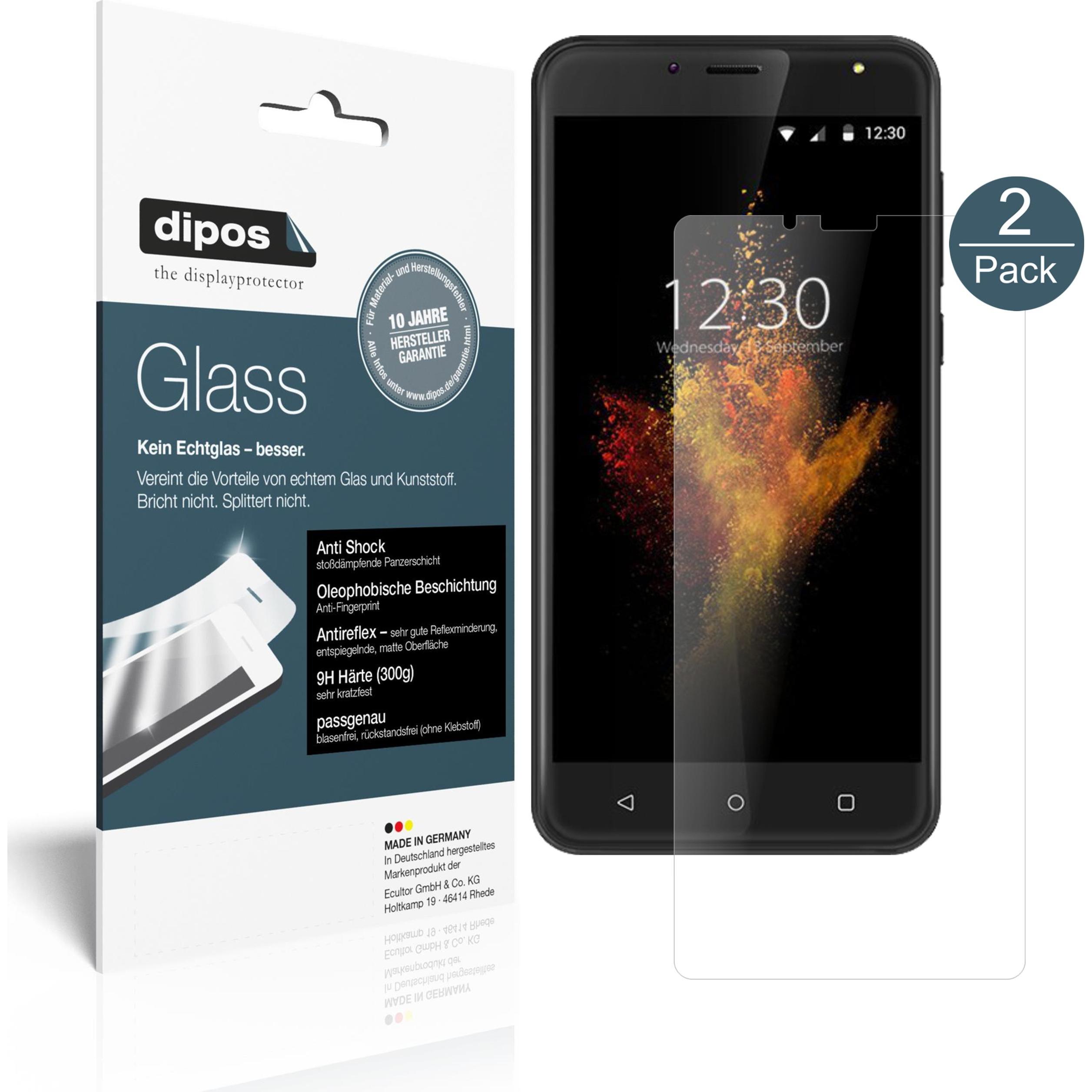 Dipos Displayschutz Anti-Shock (1 Stück, Wieppo S6 Lite), Smartphone Schutzfolie, Transparent
