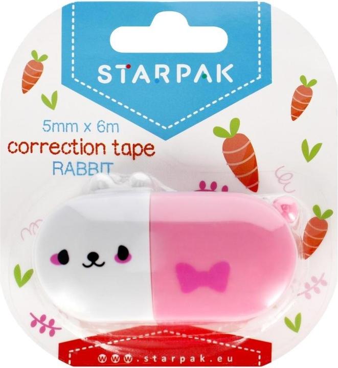 Actual product image Starpak Correction tape 5mmx6m rabbit