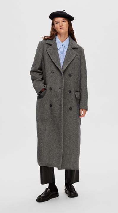 Produktbild Selected Femme Zweireihiger Wollmantel (38)
