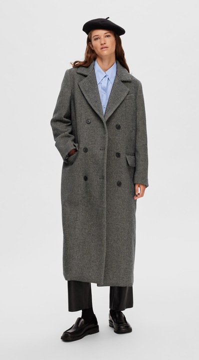 Immagine prodotto Selected Femme Cappotto doppiopetto in lana (38)