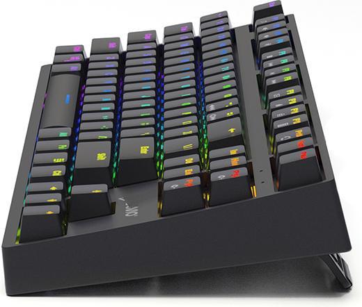 Actual product image Savio Rampage Outemu Ruda Mechanical Keyboard, anti-ghosting, RGB, black (US, Cable)