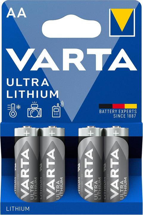 Produktbild JTI Ultra Lithium AA / LR6 Batterie 4er Pack (1 Stk., AA)