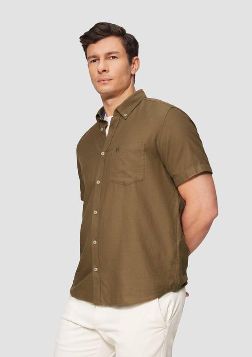 Produktbild S.Oliver Hemd Regular Fit: Kurzarm-Hemd aus Lyocellmix mit Button-Down-Kragen (S)