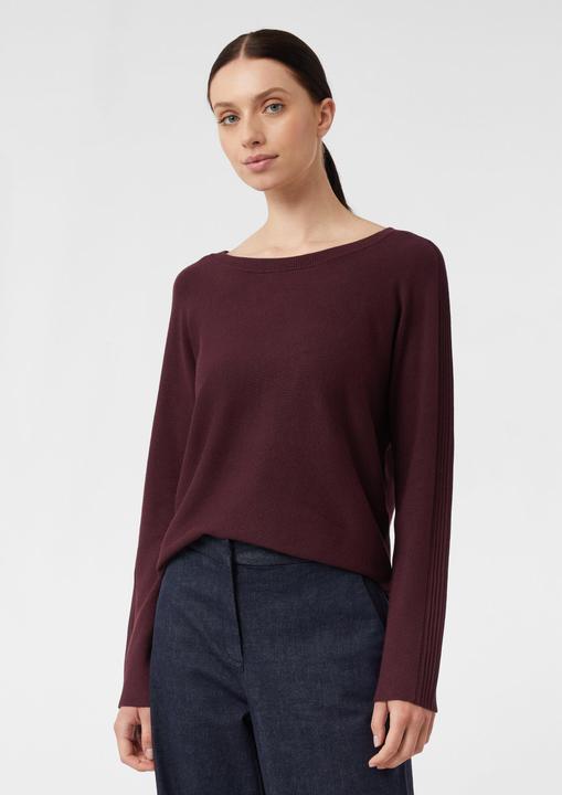 Produktbild Comma Strickpullover Feinstrickpullover mit Rippdetails an Ärmeln (48)