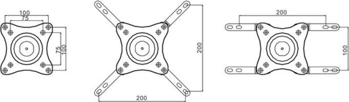 Produktbild Multibrackets M Wallmount 360 (Wand, 32", 15 kg)