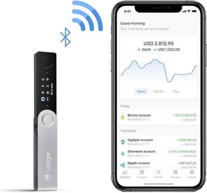 Produktbild Ledger Nano X - Onyxschwarz (Bitcoin, Bitcoin Cash, Dash, Ether, Ethereum Classic, Komodo, Litecoin, Neo, Stellar, Ubiq, Vertcoin, Zcash)