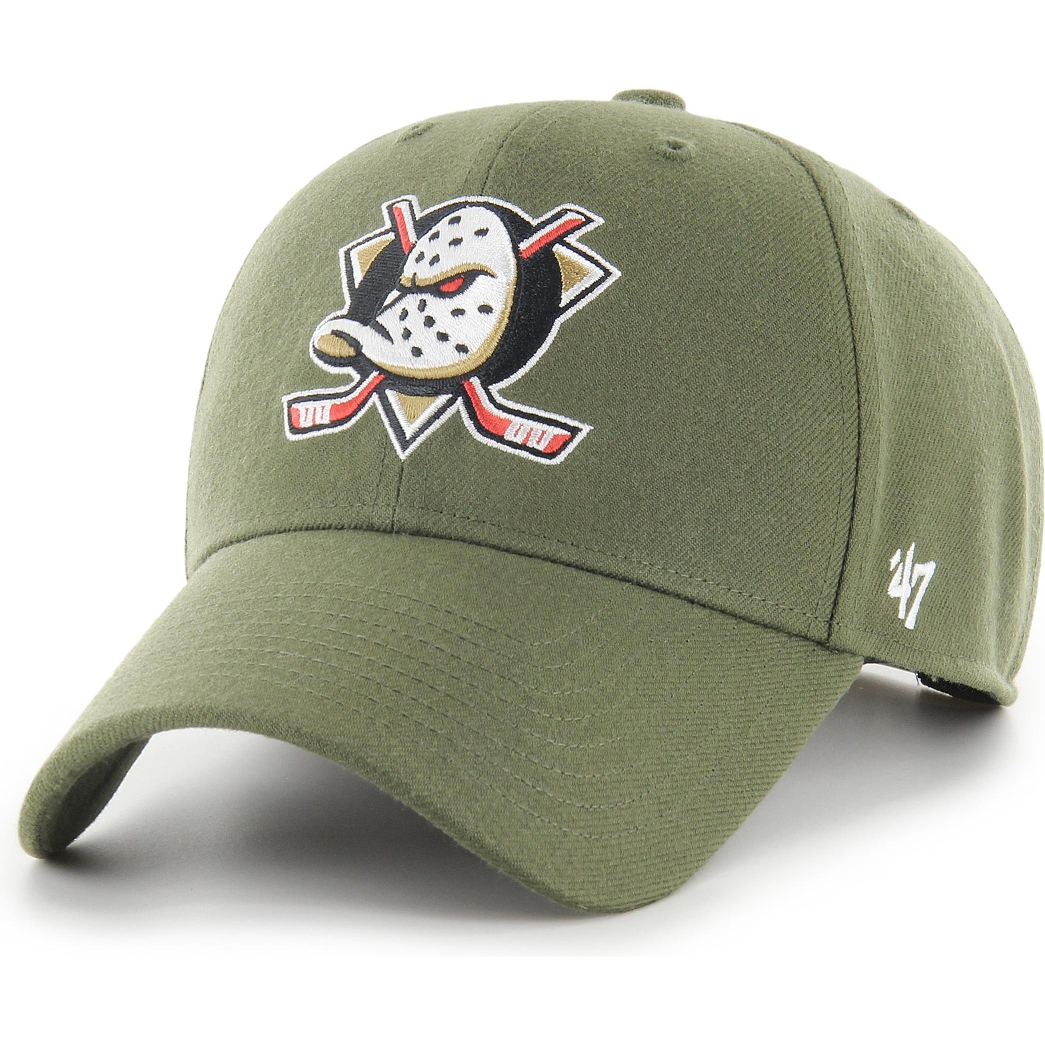 '47, Uomini, Cappellino, Nhl 47 Mvp Snapback Anaheim Ducks Sandalwood Osf, Verde