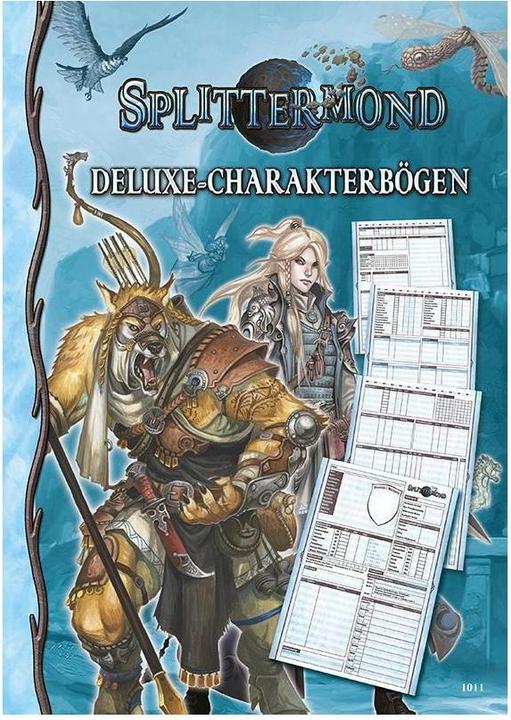 Actual product image UHR01011 - Splittermond: Deluxe-Charakterbögenset, Rollenspiel (DE-Erweiterung) (German)