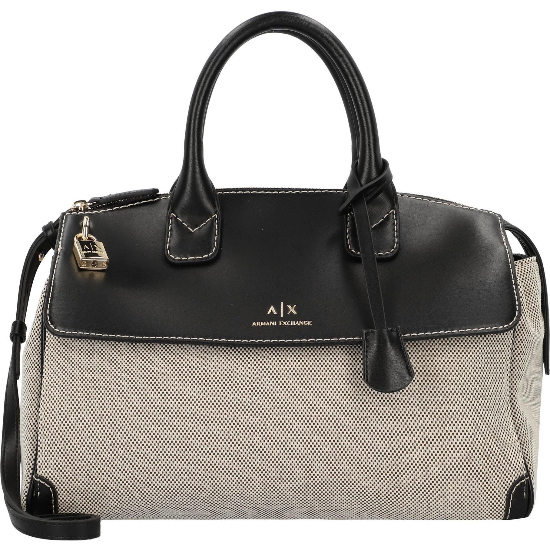 Armani Exchange, Handtasche, Handtasche 36 cm, Schwarz