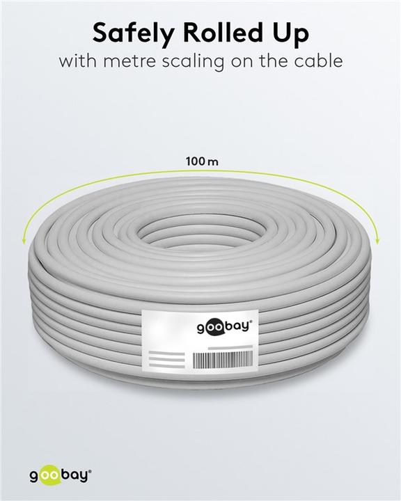 Image du produit Goobay Diamètre extérieur du câble coaxial (120 dB, Câble d'antenne)