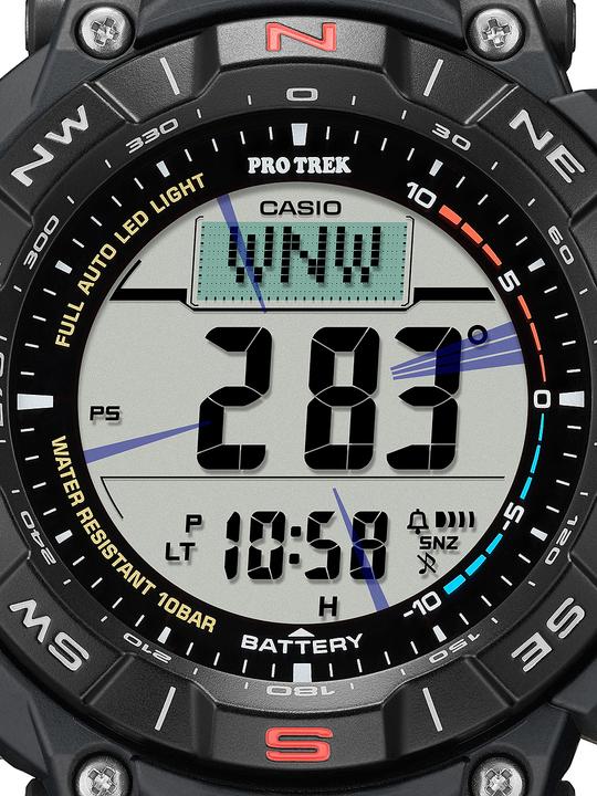 Actual product image Casio Pro Trek (Chronograph, Sports watch, Radio-controlled clock, 52 mm)