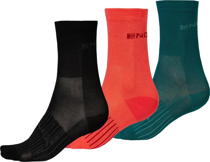 Endura Ladies Coolmax® Race socks (three-pack) (One size)