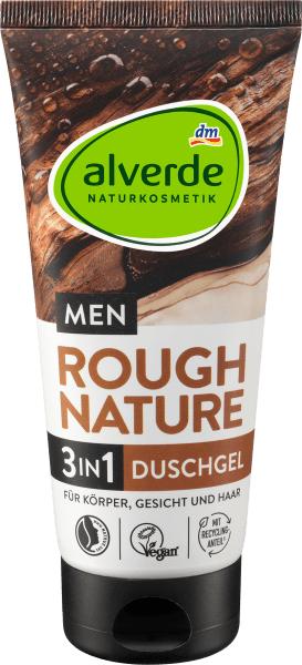 dm alverde MEN Duschgel Rough Nature 3in1 (200 ml)