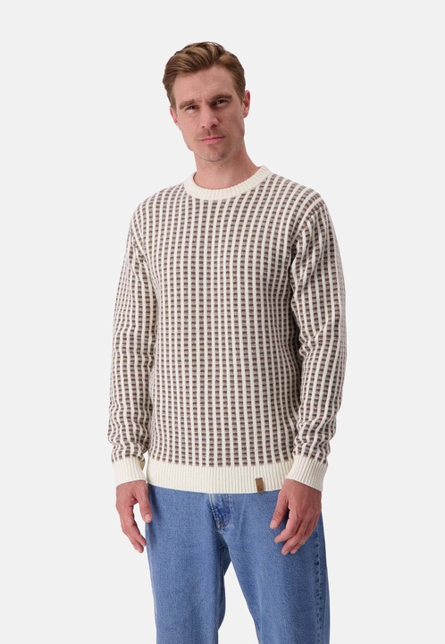 Actual product image Colours & Sons Jumper Roundneck Two Tone Intarsia (M)
