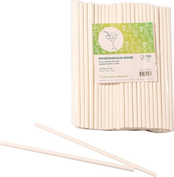 Papiertrinkhalm (150 x)