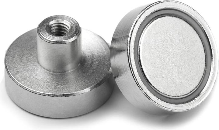 Produktbild Supermagnete Topfmagnet mit Gewindebuchse (3x)