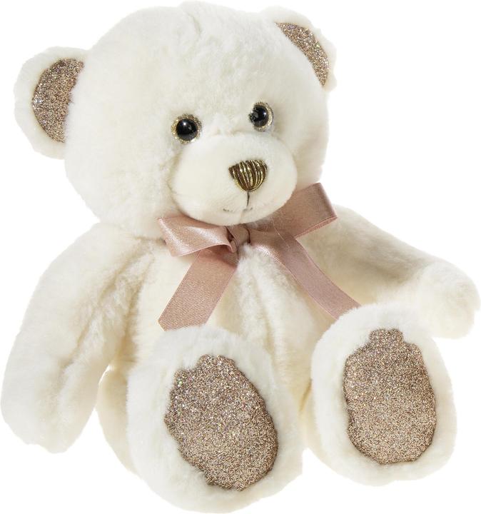 Produktbild Heunec BÄR PEARLIE 'Creamie' mit Rosé-Schleife klein (18 cm)