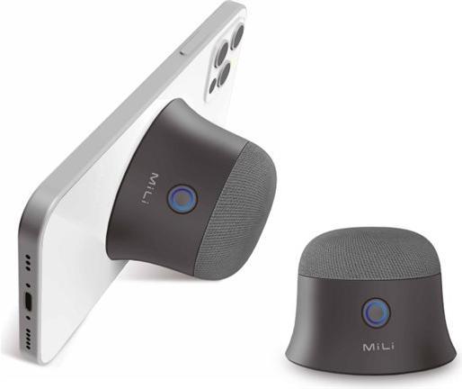 Ultron Mag Soundmate magnétique BT Speaker 2 pièces black (8 h, Fonctionnement sur piles)