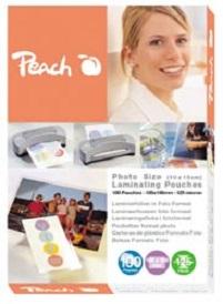 Actual product image Peach Laminating film photo size (10 x 15 cm, 25 pcs., 125 µm)