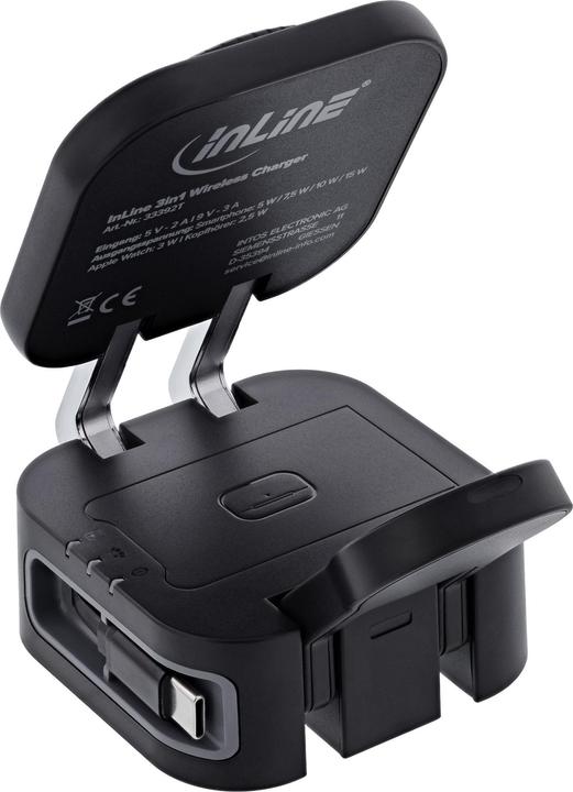 Produktbild InLine 3in1 Wireless Charger (15 W)