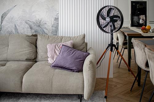 Immagine prodotto Camry Ventilatore domestico CR 7329 Nero, Pino (63 dB)