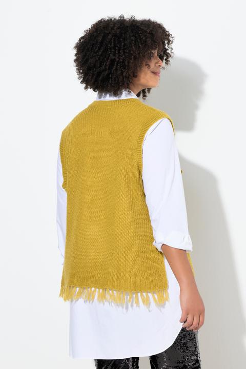 Image du produit Angel of Style Pull sans manches, coupe confortable, cordon à nouer de chaque côté (42, 44)