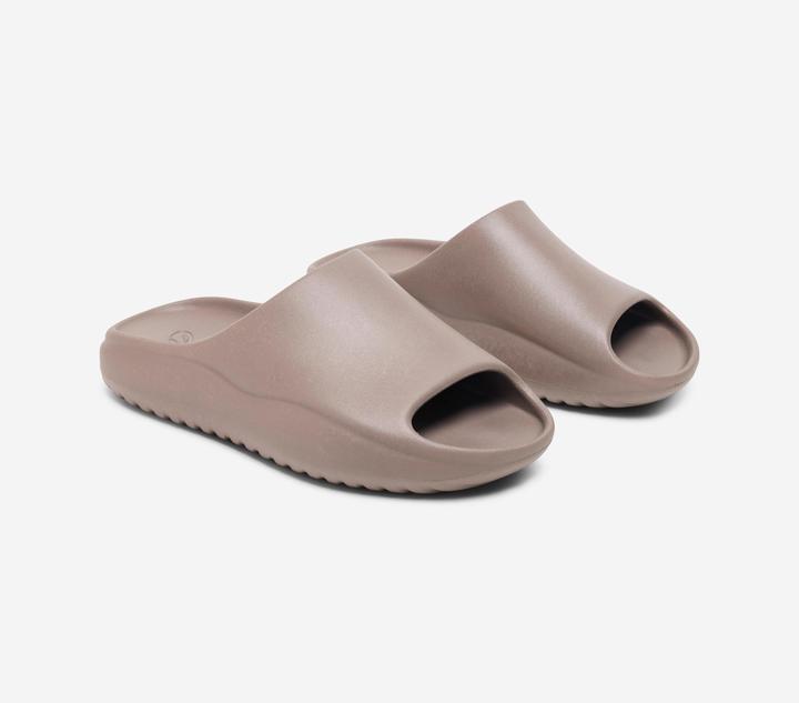 Actual product image Decathlon Badeschlappen Slides Damen/Herren - braun (41, 42)