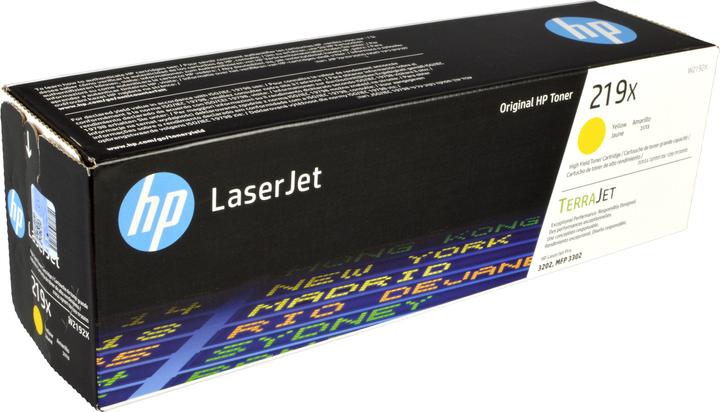 Produktbild HP 219X Gelb Original LaserJet-Tonerkartusche mit hoher Reichweite, 2500 Seiten, Gelb, 1 Stück(e) (Y)