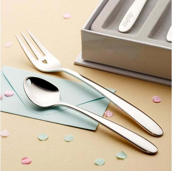 Immagine prodotto Sola Set di forchette per torte con cuore (6 Pezzo/i, Forcone)